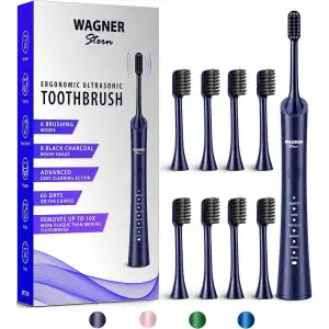 Wagner Stern Ultrasonik Beyazlatma 8 Fırça Başlıklı Diş Fırçası - Mavi