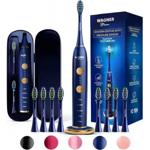 Wagner Stern WHITEN+ Sürümü. Akıllı Elektrikli Diş Fırçası - Kraliyet Mavi