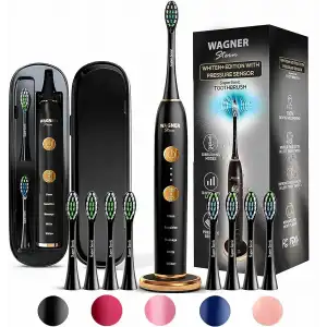 Wagner Stern WHITEN+ Sürümü. Akıllı Elektrikli Diş Fırçası - Siyah