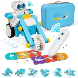 WhalesBot B3 Pro Kodlama Robotu 4+ Yaş Çocuklar İçin 24ü 1 Arada Robotik Kit