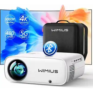 WiMiUS Film Projektörü - WiFi-Bluetooth 1080P