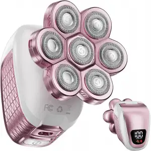 Wyklaus - Kadınlar için Elektrikli Kafa Tıraş Makinesi - Pembe