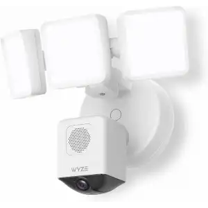 Wyze Floodlight Camera Pro, 2K HD Dış Mekan Güvenlik Kamerası - Beyaz