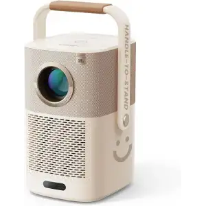 Yaber T2 1080P Projektör - WiFi 6 ve Bluetooth [JBL 2 Ses, 8W Hoparlör ve Dahili Pil]