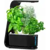 AeroGarden Topraksız Kapalı Bahçe, Filiz ve Gurme Otlar Tohum Kiti - Siyah