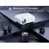 Agreago WiFi ve Bluetooth projektör, 5G WiFi Yerel 1080P 14000L 4K Desteği