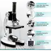 AmScope 120X-1200X 52li Çocuklar için Acemi Mikroskop Kök Kiti