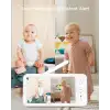 ARENTI Bebek Monitörü, 2K/3MP WiFi Kamera ve Ses 5 Inc Monitör - 2 Kamera