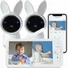 ARENTI Video Bebek Monitörü, İki adet 2K Ultra HDli Ses Monitörü