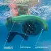 Asiwo Yüzme Eğitim Kickboard, Elektrikli, 3 Hızlı, Yüzme Havuz Tahtası - Yeşil