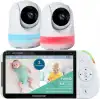 Babysense 5.5 Inc 1080p Full HD Bölünmüş Ekranlı Bebek Monitörü, 2 Kamera