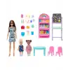 Barbie - I Love School Sınıf Oyun Seti, 3 Bebek ve 20+ Aksesuar