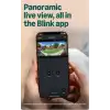 Blink Arc - Eklenti Panoramik Görüş 180 Derece Kapsama Alanı, 2K Çözünürlüklü, Siyah