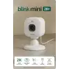 Blink Mini 2K+ (Yeni Model) - 2K Çözünürlük, Renkli Gece Görüşü 3 Kamera - Beyaz