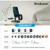 Brookstone 3ü 1 Arada Kablosuz Hızlı Şarj İstasyonu - Manyetik Şarj Standı