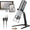 Bysameyee 4K HD Wi-Fi Kablosuz Dijital Mikroskop Kamera 3840x2160P