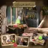 CUTEBEE DIY Ahşap Dollhouse Minyatür Kiti - Sihirli Ev