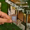 CUTEBEE DIY Ahşap Dollhouse ve Minyatür Mobilya