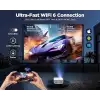 Dbpower 5G WiFi ve İki Yönlü Bluetooth 4K FHD Yerel 1080P - Beyaz