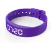 E-Vibra Fitness Takip Bluetooth ve Uygulama Yok Telefon Gerektirmez - Mor