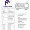 Fosmon Touchpadli Mini Bluetooth Klavye