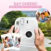 Fujifilm Instax Mini 12 Anlık Fotoğraf Makinesi/Minimate Özel Kılıf/10 Sayfa - Beyaz