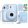 Fujifilm Instax Mini 12 Anlık Fotoğraf Makinesi/Minimate Özel Kılıf/10 Sayfa - Mavi