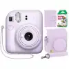 Fujifilm Instax Mini 12 Anlık Fotoğraf Makinesi/Minimate Özel Kılıf/10 Sayfa - Mor