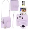 Fujifilm Instax Mini 12 Anlık Fotoğraf Makinesi/Minimate Özel Kılıf/10 Sayfa - Mor