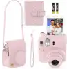 Fujifilm Instax Mini 12 Anlık Fotoğraf Makinesi/Minimate Özel Kılıf/10 Sayfa - Pembe
