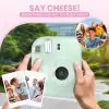 Fujifilm Instax Mini 12 Anlık Fotoğraf Makinesi/Minimate Özel Kılıf/10 Sayfa - Yeşil