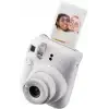 Fujifilm Instax Mini 12 Anlık Fotoğraf Makinesi/Minimate Özel Kılıf/20 Sayfa/İkili Paket - Beyaz