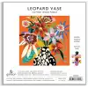 Galison Leopar Desenli Vazo Ahşap Puzzle