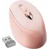 Gamextrem 2.4G USB Şarj Edilebilir Kablosuz Mouse, Sessiz Tıklama - Pembe