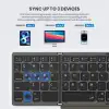 GEODMAER Büyük Touchpad Katlanabilir Bluetooth Klavye