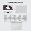GEODMAER Büyük Touchpad Katlanabilir Bluetooth Klavye