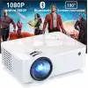 Groview 1080P Bluetooth Mini Projektör - 100 Inc