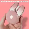 Guguelec Kablosuz Mouse, Sevimli Tavşan Bluetooth Çift Mod, Küçük - Pembe