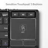 iClever Hassas TouchPadli Katlanır Bluetooth Klavye