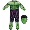 Jazwares Marvel Erkek Çocuklar İçin Deluxe Hulk Kostümü