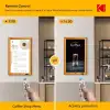 KODAK 23.8 Inc Ahşap WiFi Dijital Fotoğraf Çerçevesi, 1920x1080 FHD IPS Ekran