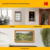 KODAK 23.8 Inc Ahşap WiFi Dijital Fotoğraf Çerçevesi, 1920x1080 FHD IPS Ekran