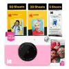 KODAK Printomatic Tam Renkli Anında Baskı Dijital Fotoğraf Makinesi - 75 Sayfalık Paket