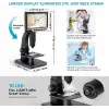 Koolertron 7 Inc LCD Dijital Mikroskop - Çift Lens 2000X