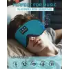 LC-dolida 3D Uyku Maskesi - Bluetooth Kablosuz Müzik - Mavi