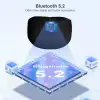LC-dolida Uyku Maskesi - Kablosuz Kulaklıklar - Bluetooth 5.2 - Obsidyen