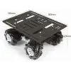 LewanSoul Mecanum Şasi Araç Kiti - Alüminyum Alaşımlı Çerçeve