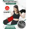 Lunix LX16 Kırmızı Işık Terapi Kemeri Dolasimi Artırın, Kasları Rahatlatın - Siyah