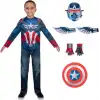 MARVEL Cadılar Bayramı Kaptan Amerika Kostümü - S (4-7 Yaş)