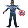 MARVEL Cadılar Bayramı Kaptan Amerika Kostümü - S (4-7 Yaş)